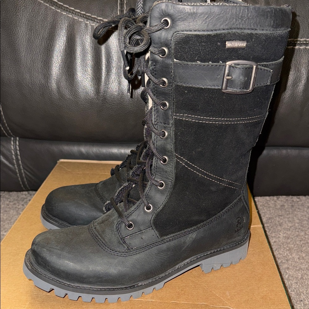 Kamik Women's Rogue 10 Black Combat Boots - Size 8.5 - Picture 2 of 6